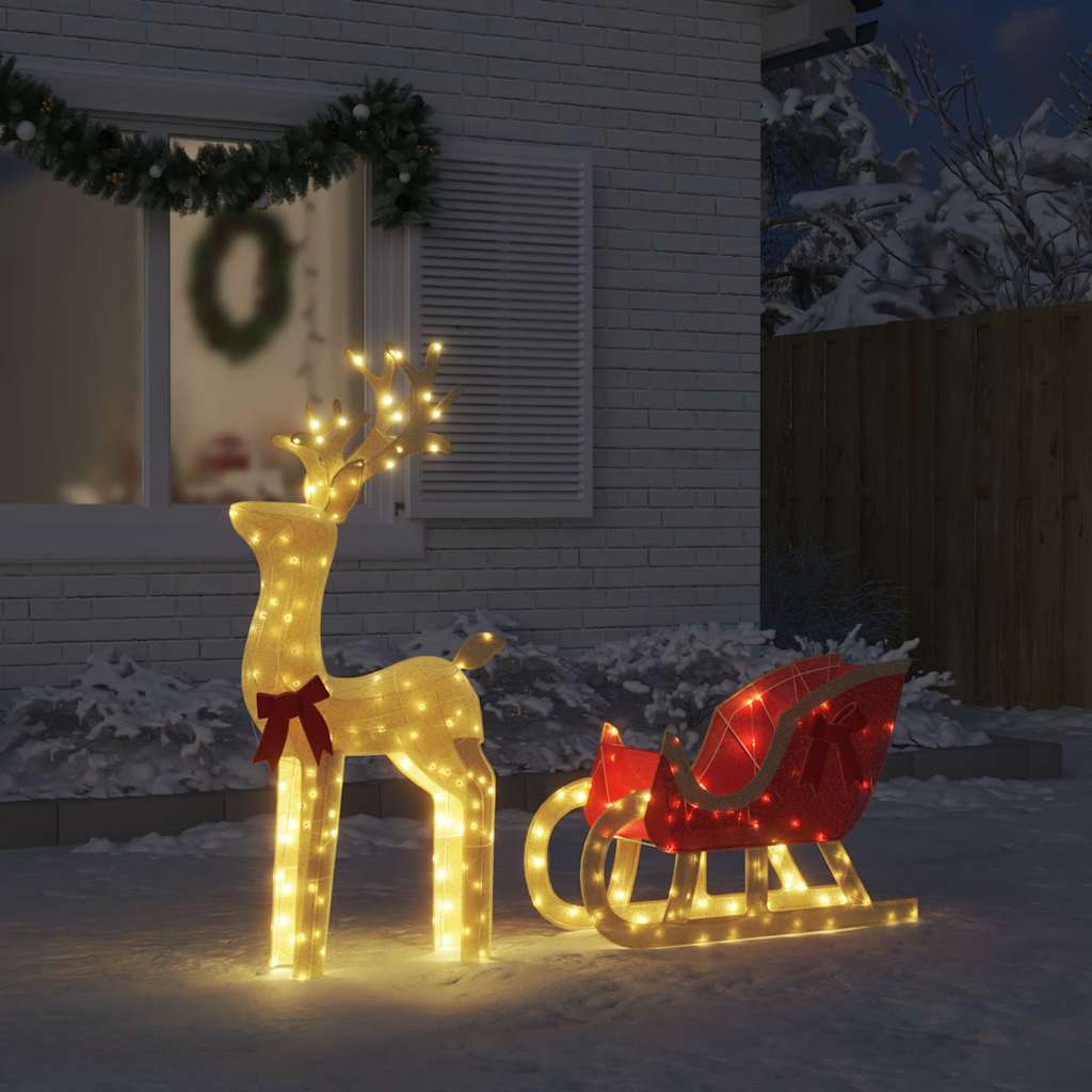 Reindeer and Sleigh 